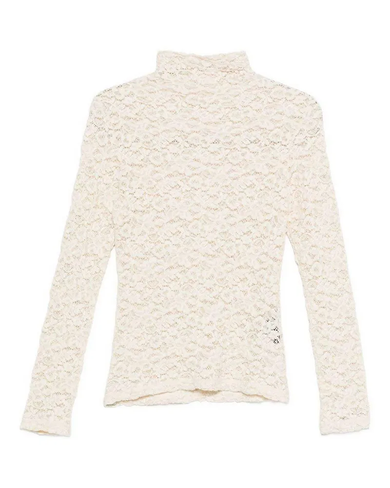 Seventy Rundhalspullover - Creme Creme