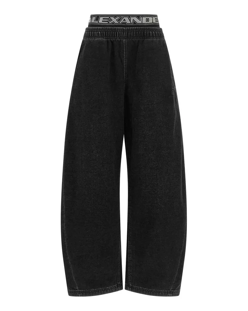 Alexander Wang Straight Leg Jeans - Schwarz Schwarz