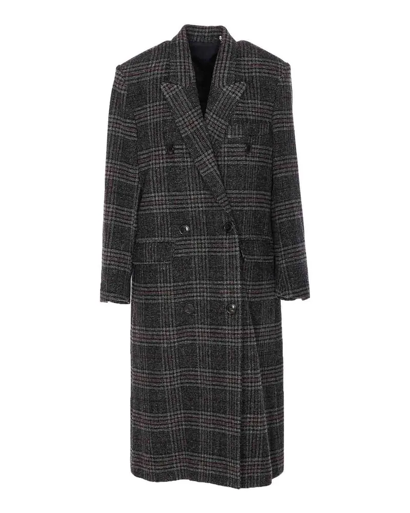 Étoile Isabel Marant Kurzer Mantel - Grau Grau