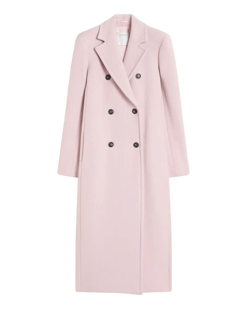 SPORTMAX Knielanger Mantel - Rosa Rosa