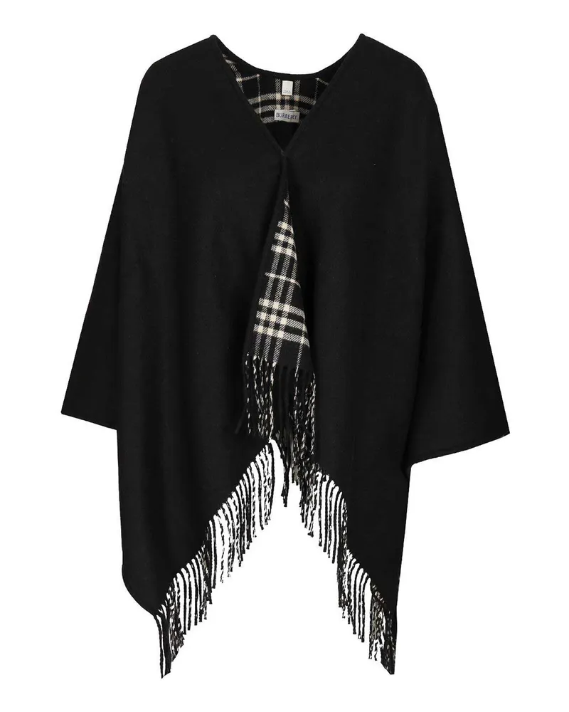 Burberry Cape - Schwarz Schwarz