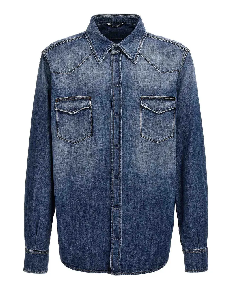 Dolce & Gabbana Hemd - Hellblau Hellblau