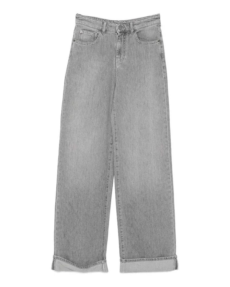 Emporio Armani Straight Leg Jeans - Grau Grau