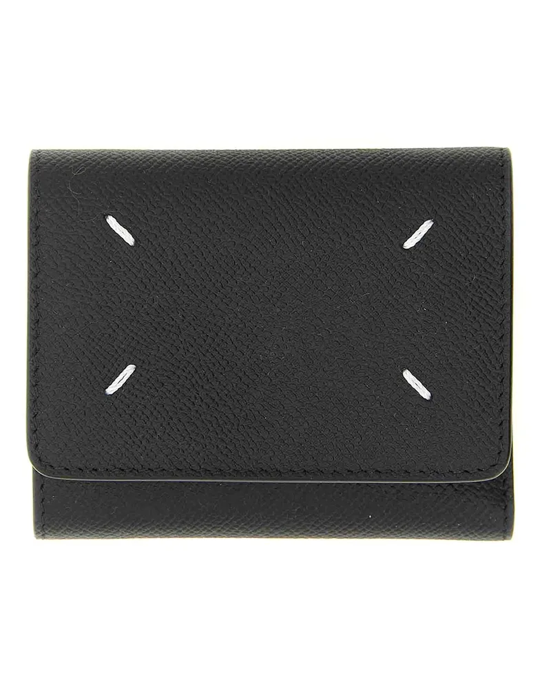 Maison Margiela Portemonnaie - Schwarz Schwarz