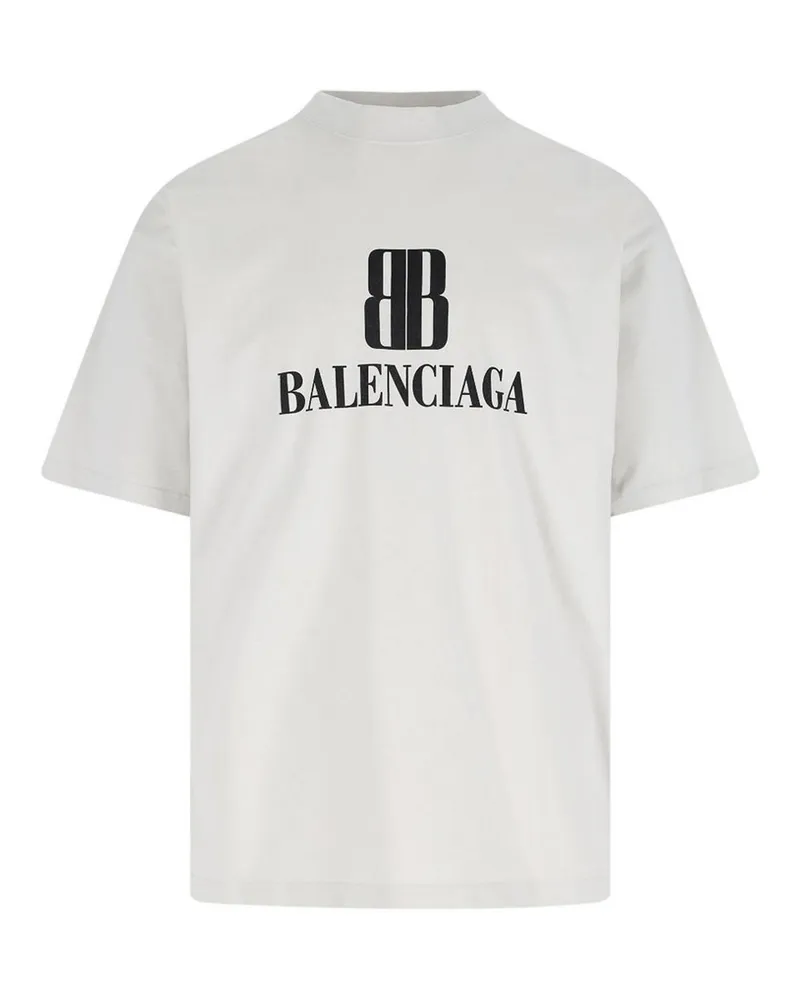 Balenciaga T-Shirt - Weiß Weiß