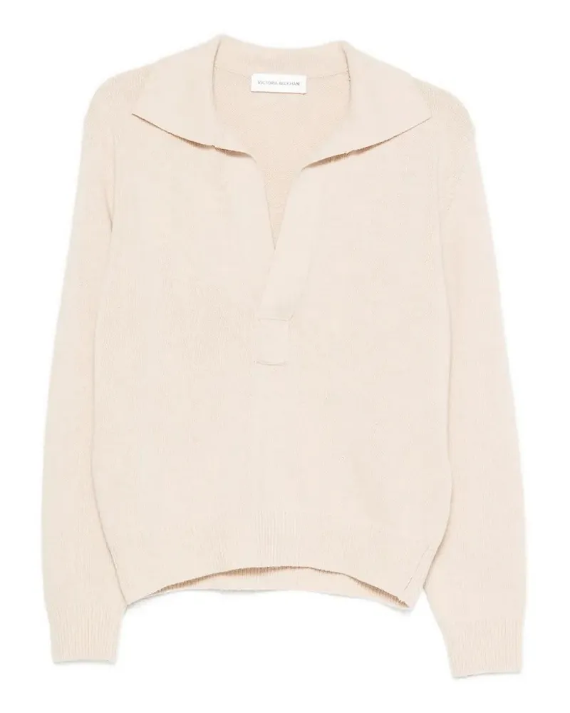 Victoria Beckham Poloshirt - Beige Beige