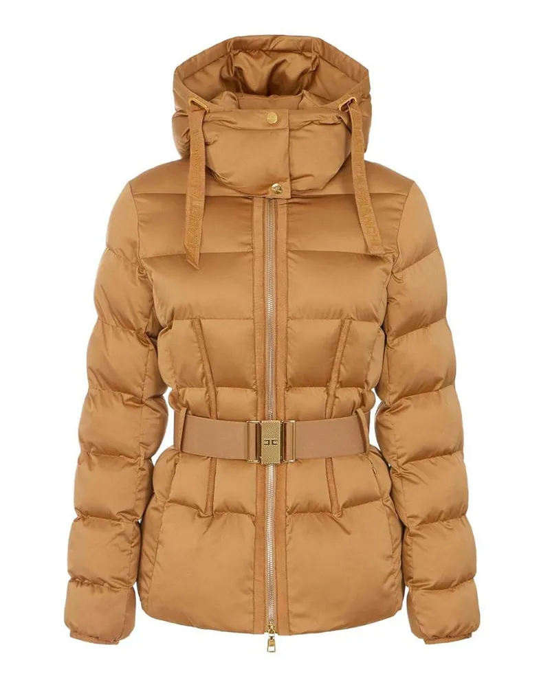Elisabetta Franchi Daunenjacke - Braun Braun
