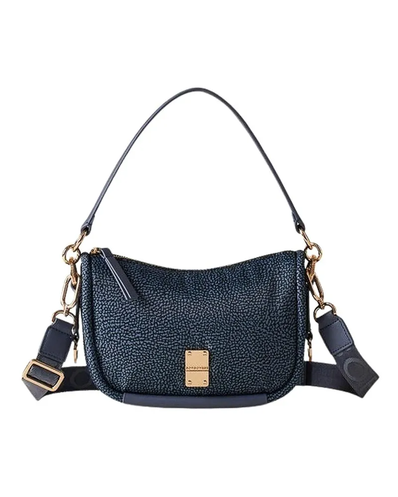 Borbonese Umhängetasche - Jeansblau Jeansblau