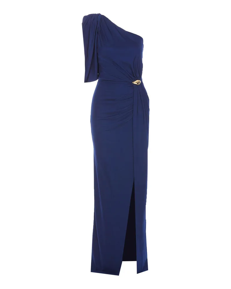 Elisabetta Franchi Knielanges Kleid - Blau Blau