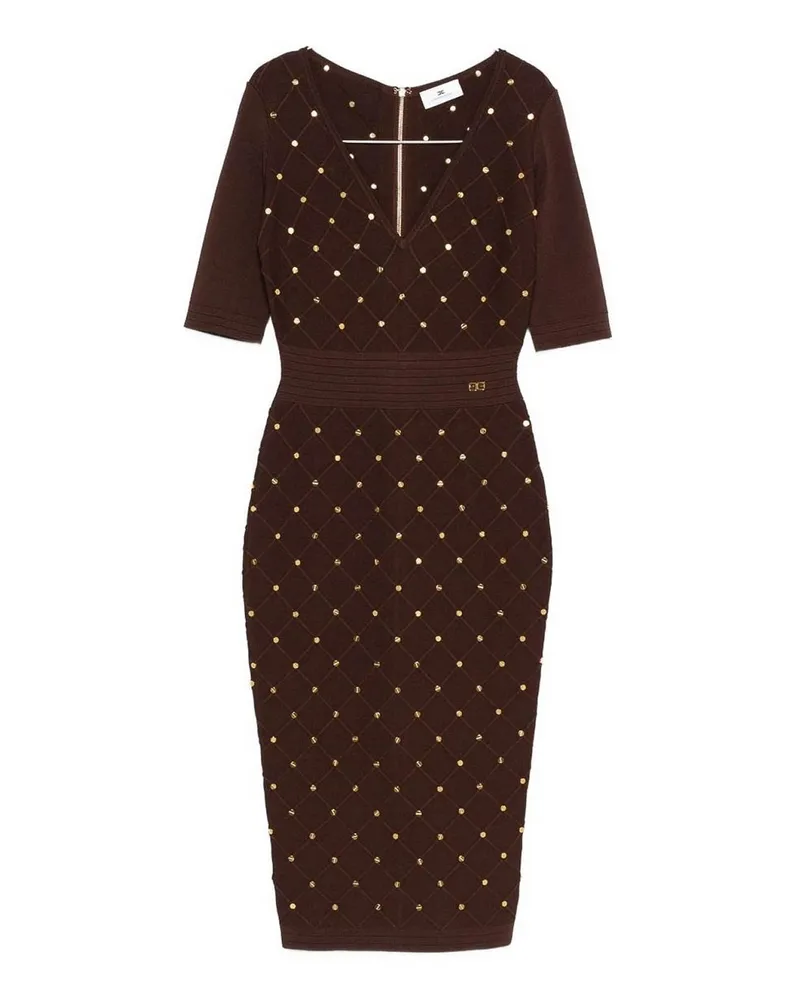 Elisabetta Franchi Kurzes Kleid - Braun Braun