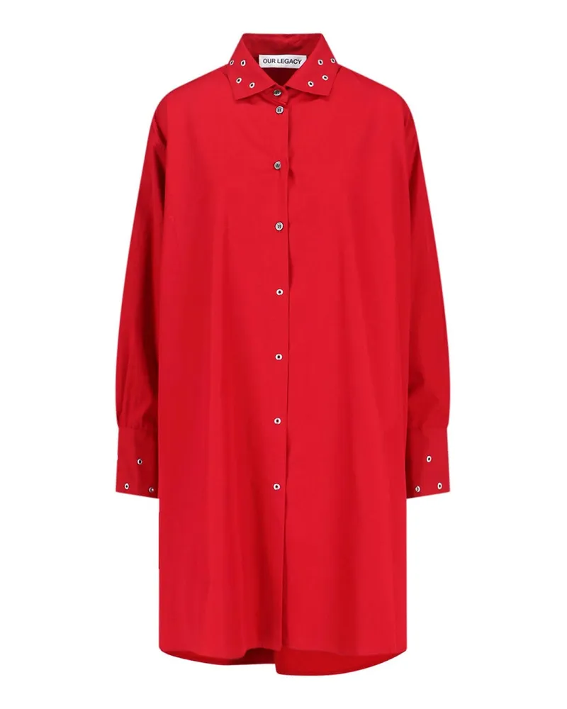 Our Legacy Knielanges Kleid - Rot Rot