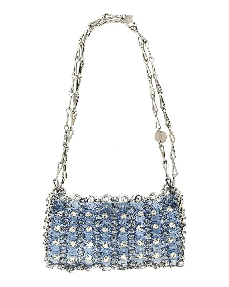 Paco Rabanne Schultertasche - Hellblau Hellblau