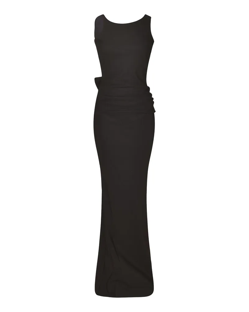 Chiara Boni Knielanges Kleid - Schwarz Schwarz