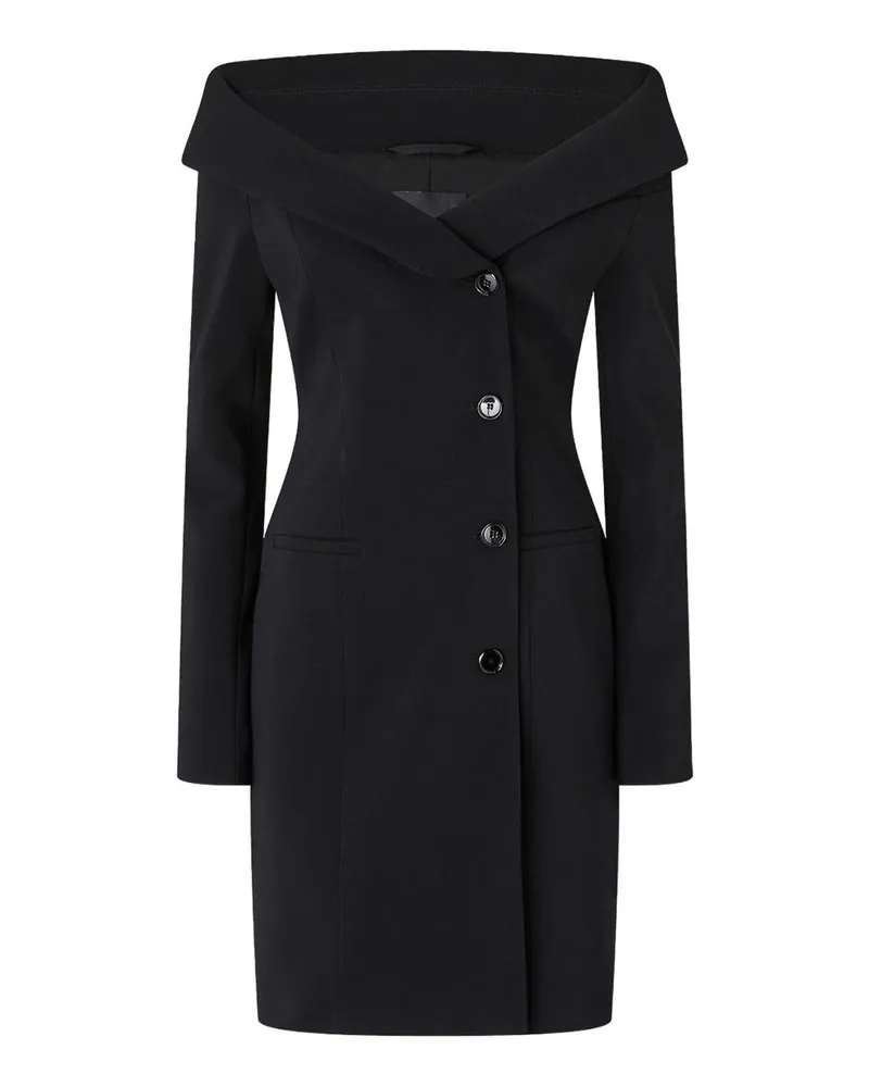 Pinko Knielanges Kleid - Schwarz Schwarz