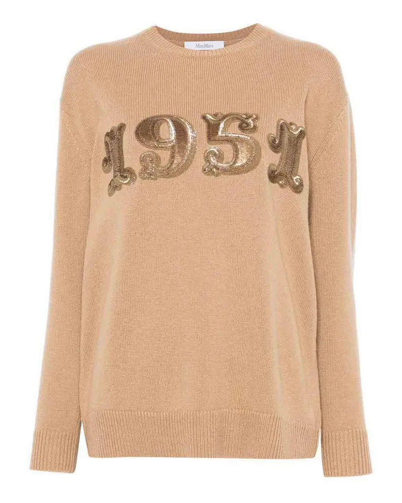 Max Mara Sweatshirt - Beige Beige