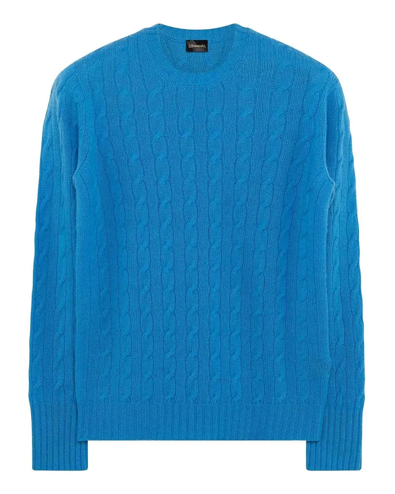 Drumohr  U-Boot-Pullover - Hellblau Hellblau