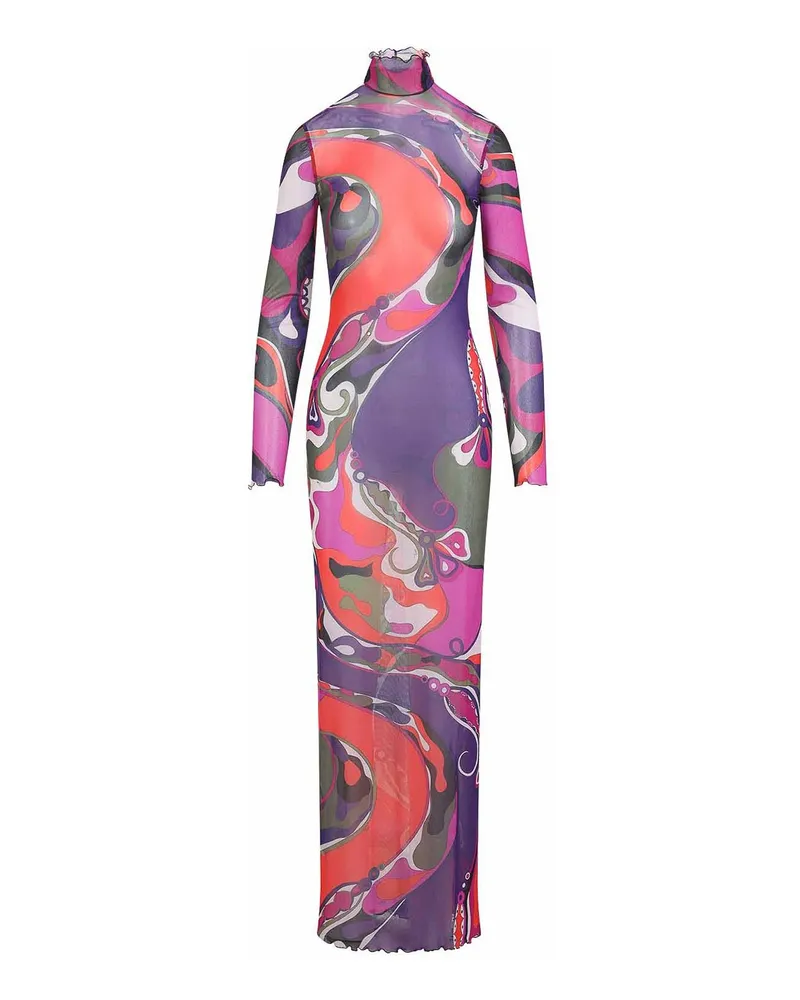 Emilio Pucci Maxikleid - Bunt Bunt