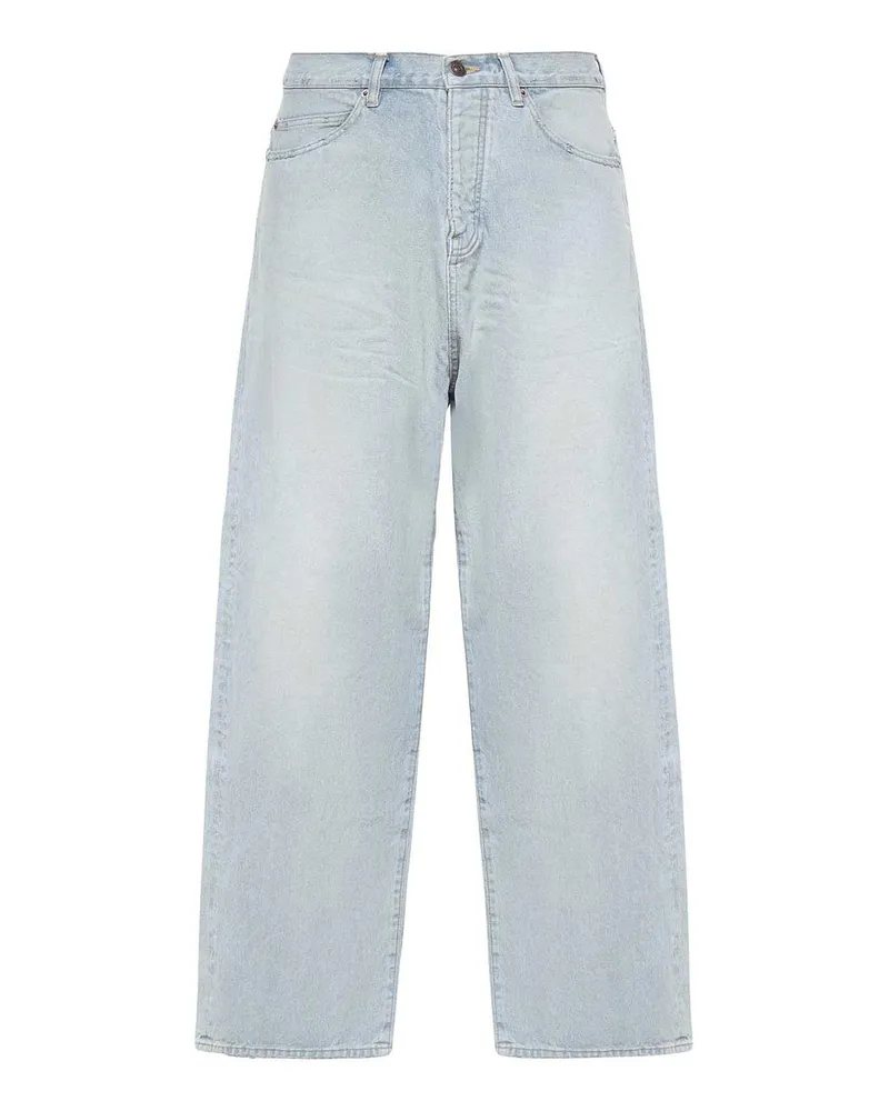 Balenciaga Straight Leg Jeans - Hellblau Hellblau