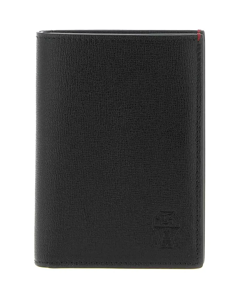 Brunello Cucinelli Portemonnaie - Schwarz Schwarz