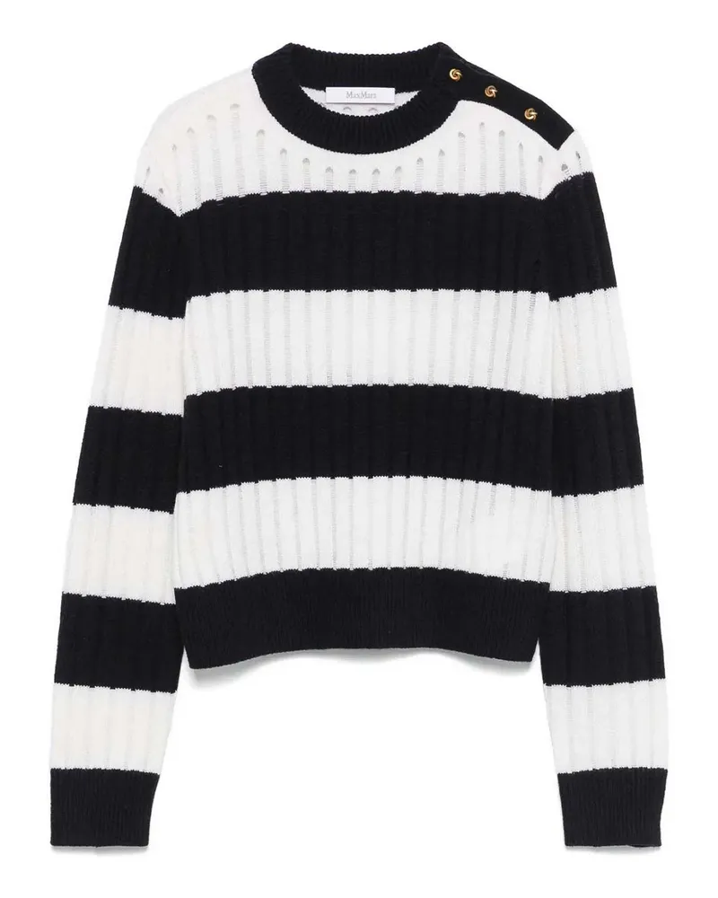 Max Mara U-Boot-Pullover - Schwarz Schwarz