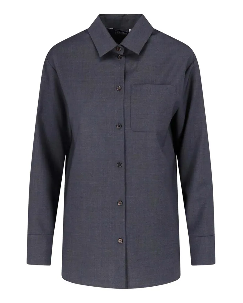 Max Mara Hemd - Schwarz Schwarz