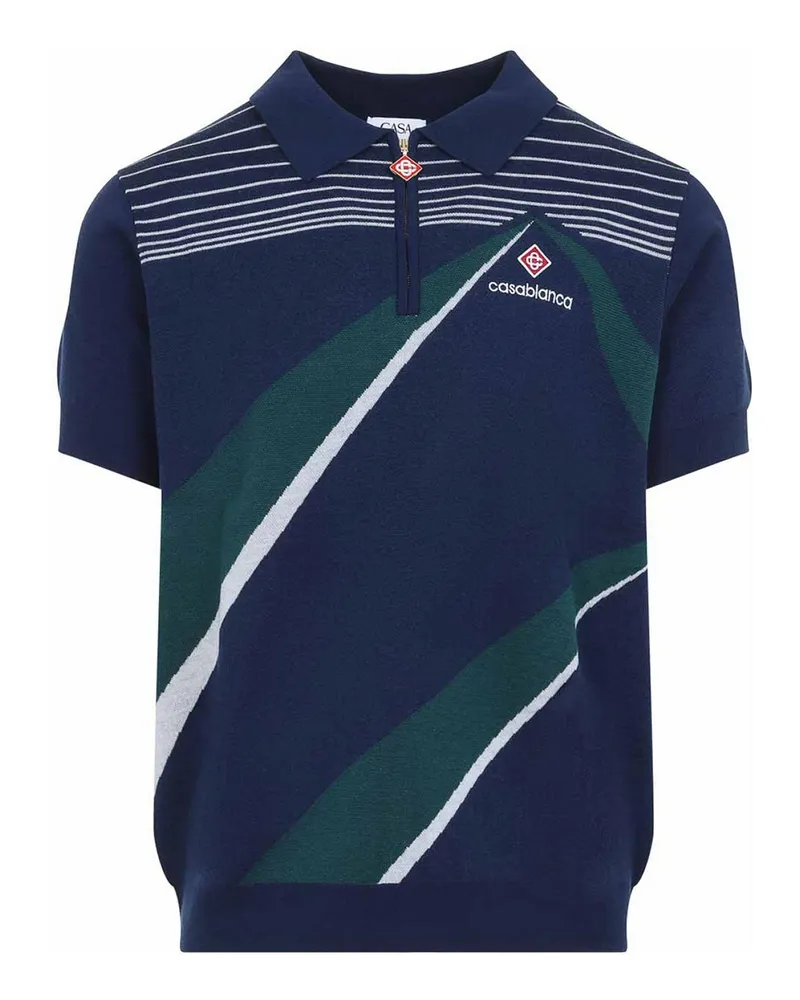Casablanca Paris Poloshirt - Dunkelblau Dunkelblau