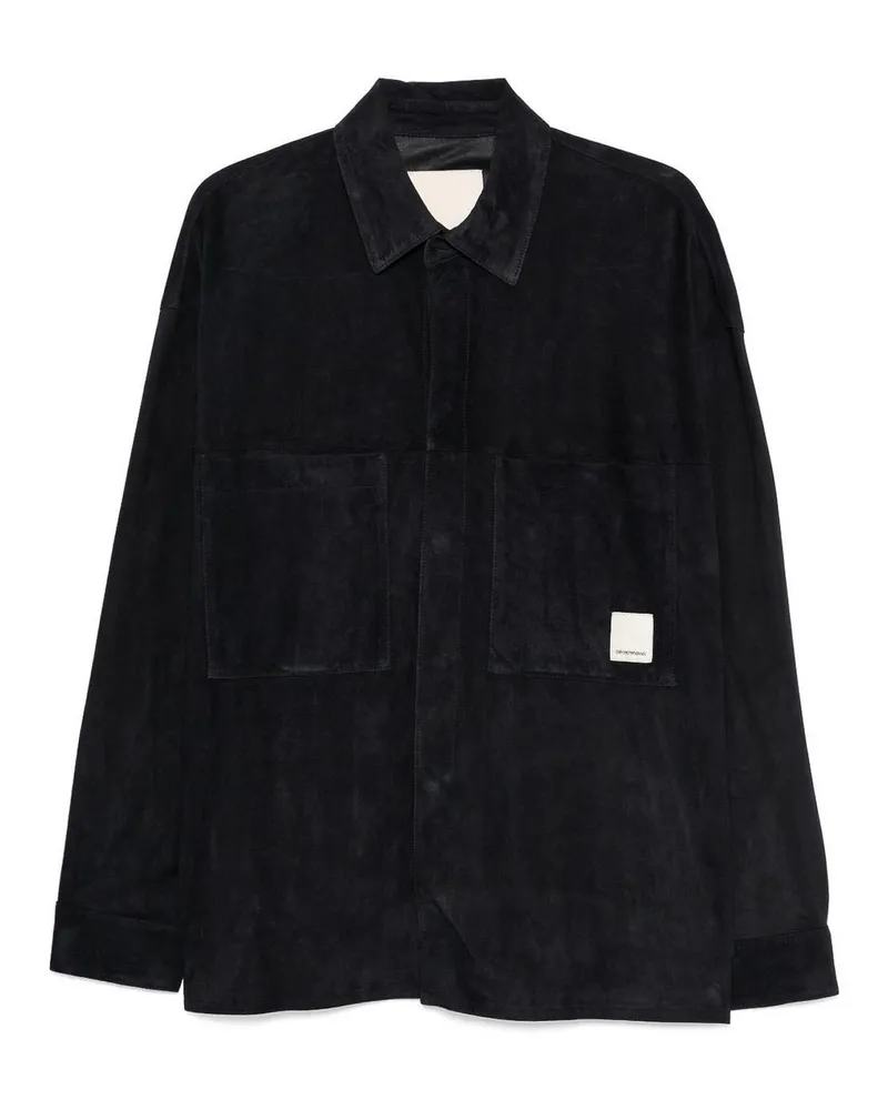 Emporio Armani Hemd - Schwarz Schwarz
