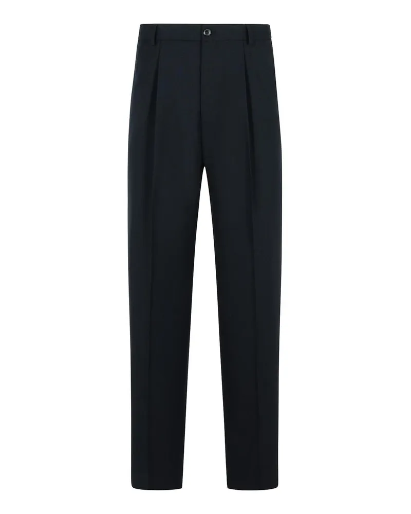 Dries van Noten Casual Hose - Schwarz Schwarz