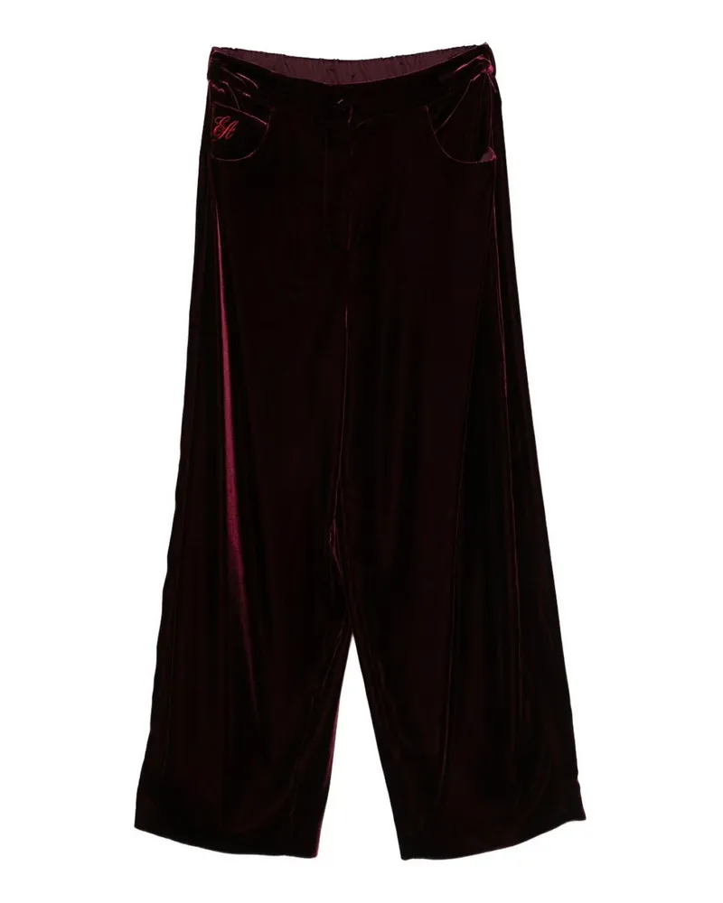 Emporio Armani Straight Leg Jeans - Dunkelrot Dunkelrot