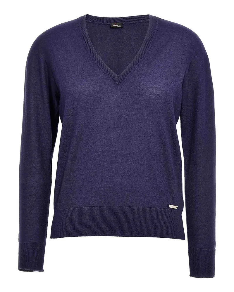 Kiton Cardigan - Blau Blau