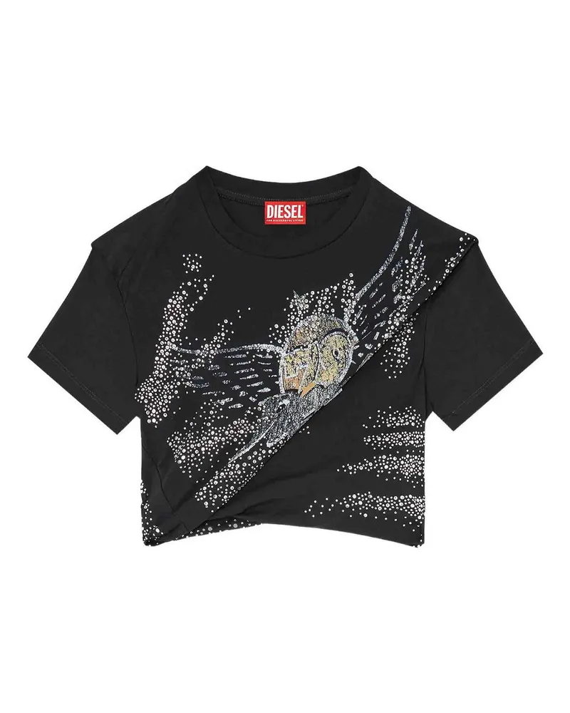 Diesel Top - Schwarz Schwarz
