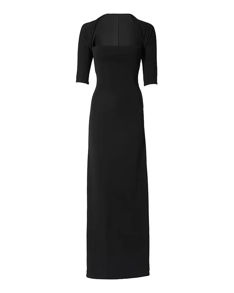 Jacquemus Knielanges Kleid - Schwarz Schwarz