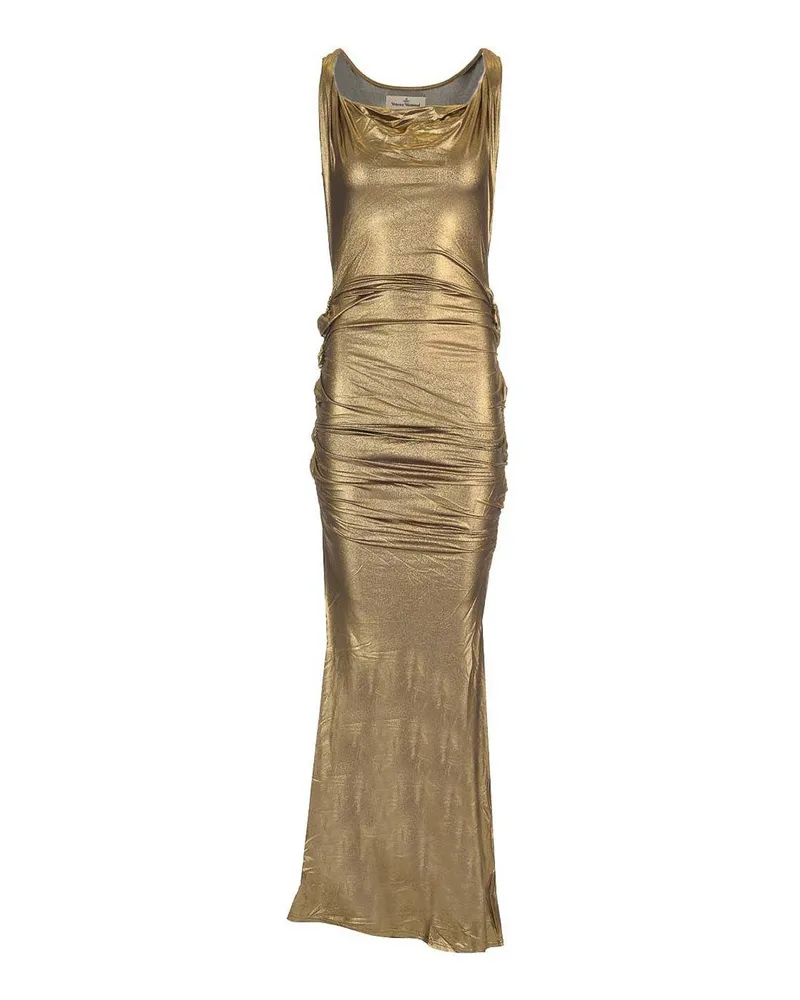 Vivienne Westwood Knielanges Kleid - Gold Gold