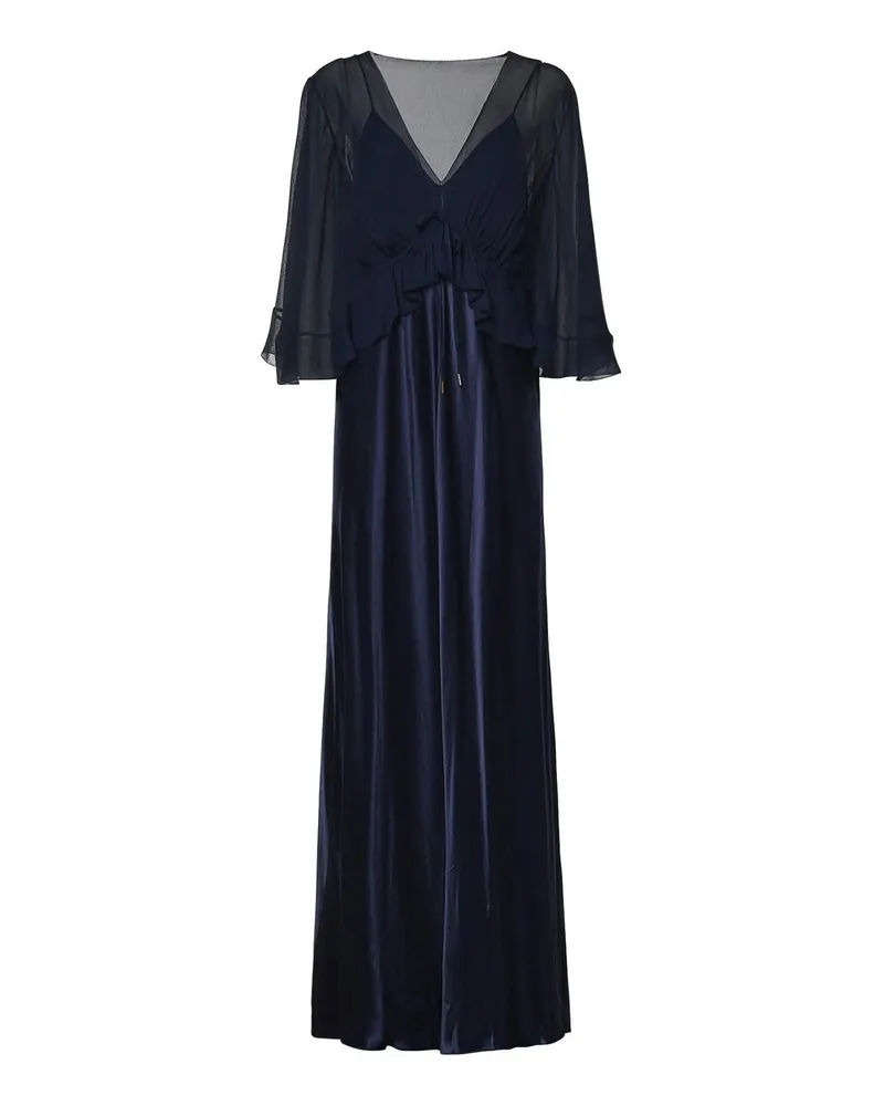 Alberta Ferretti Maxikleid - Blau Blau