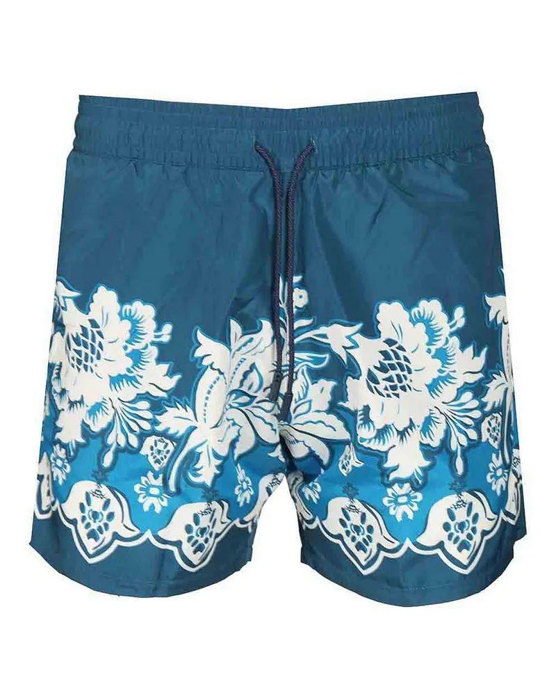 Etro Badehose - Hellblau Hellblau
