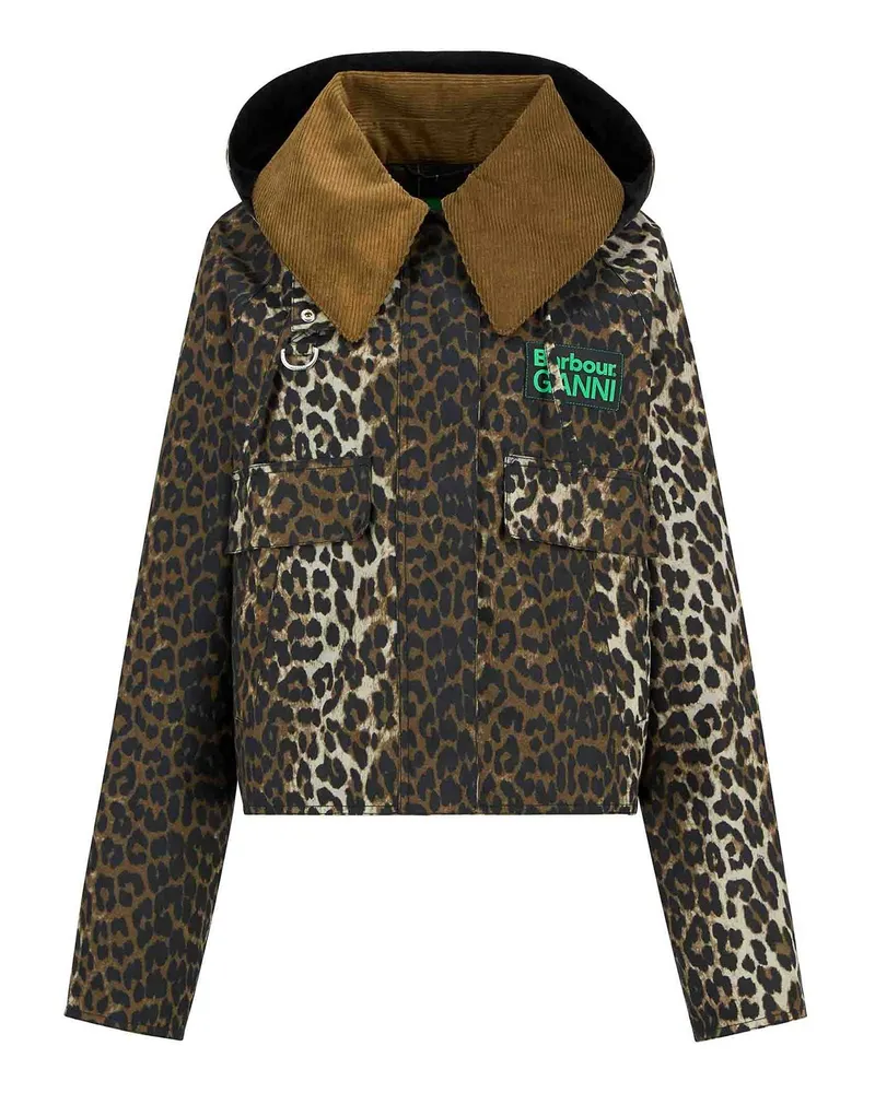 Barbour Casualjacke - Schwarz Animal