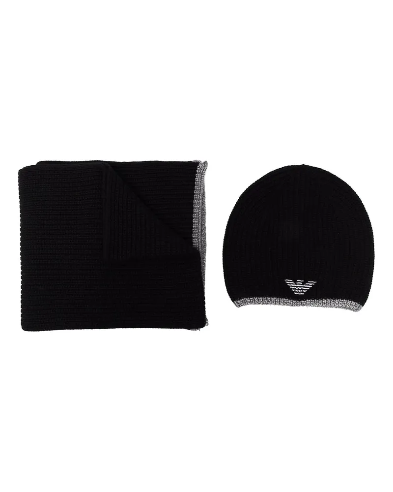 Emporio Armani Mütze - Schwarz Schwarz