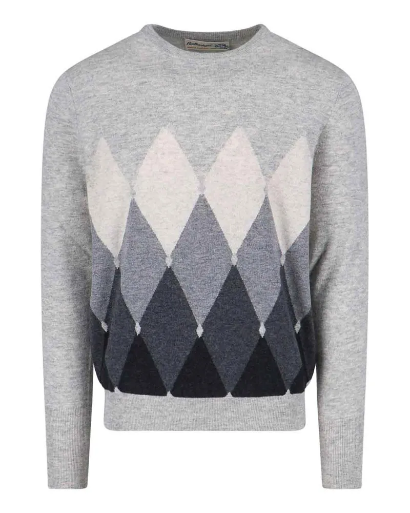 Ballantyne Rundhalspullover - Grau Grau