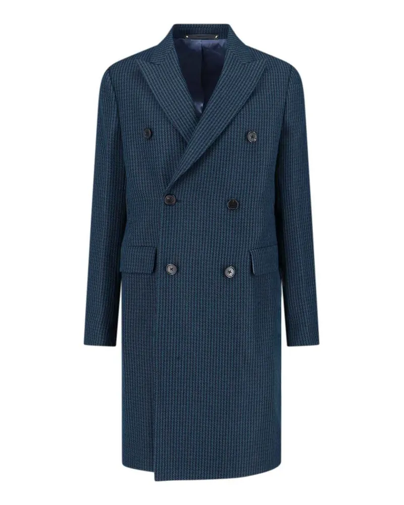 Paul Smith Knielanger Mantel - Blau Blau