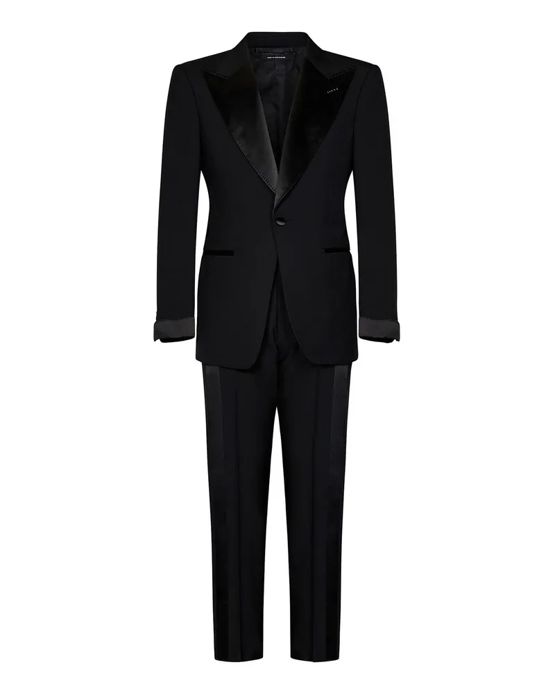 Tom Ford Eleganter Anzug - Schwarz Schwarz