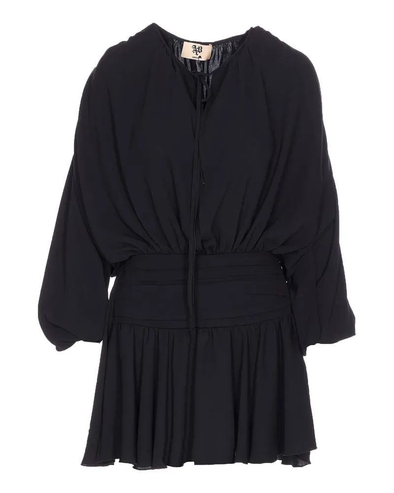 Aniye By Kurzes Kleid - Schwarz Schwarz