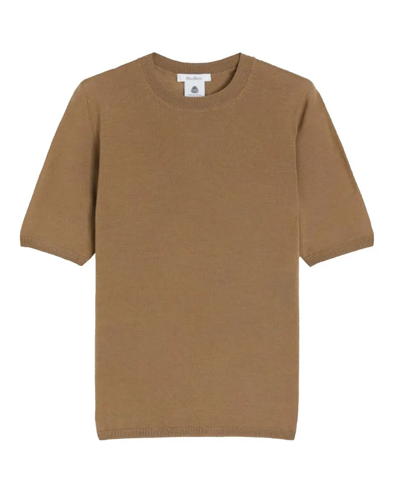 Max Mara U-Boot-Pullover - Braun Braun