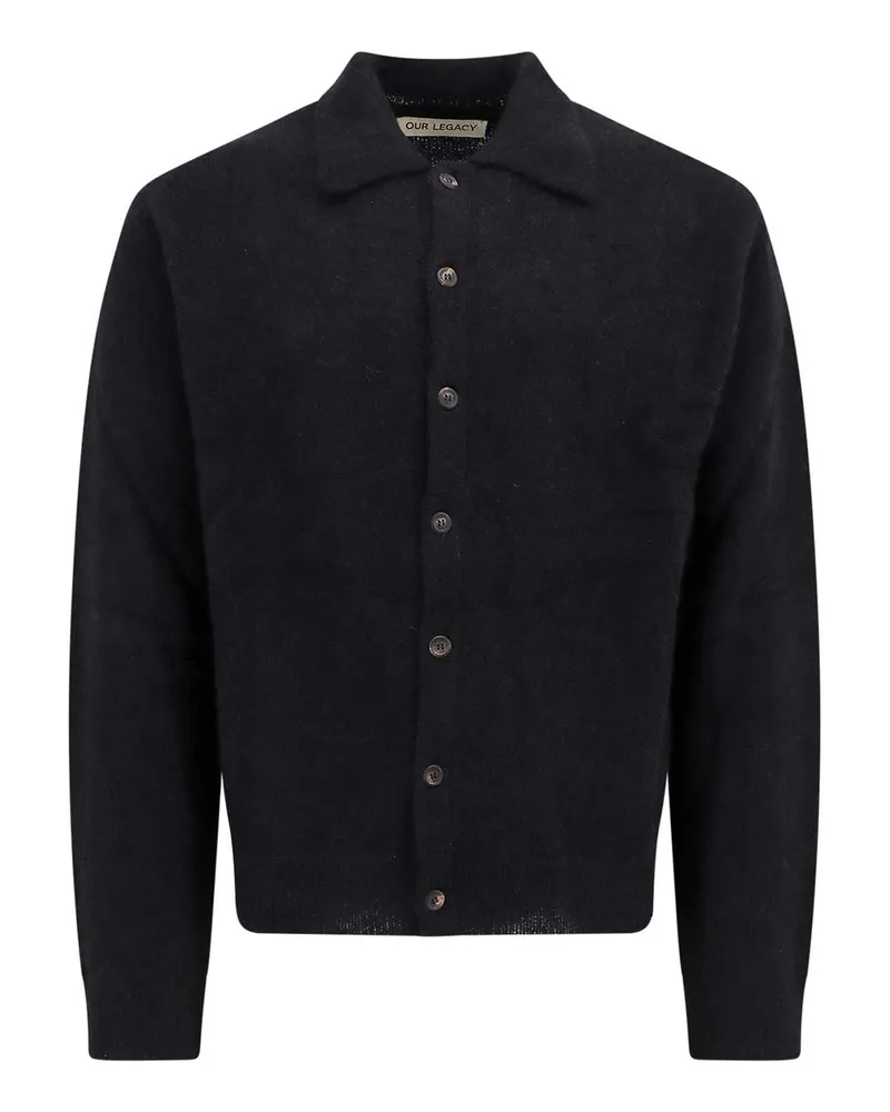 Our Legacy Cardigan - Schwarz Schwarz