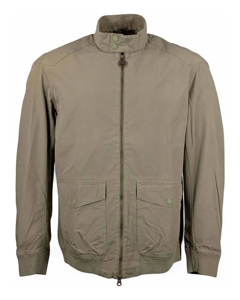 Barbour Knielanger Mantel - Grün Grün