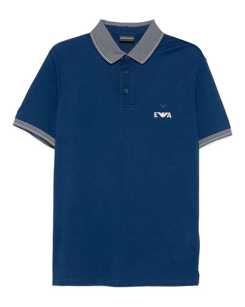 Emporio Armani Rundhalspullover - Blau Blau