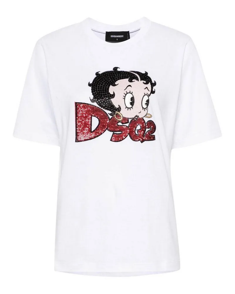 Dsquared2 T-Shirt - Weiß Weiß