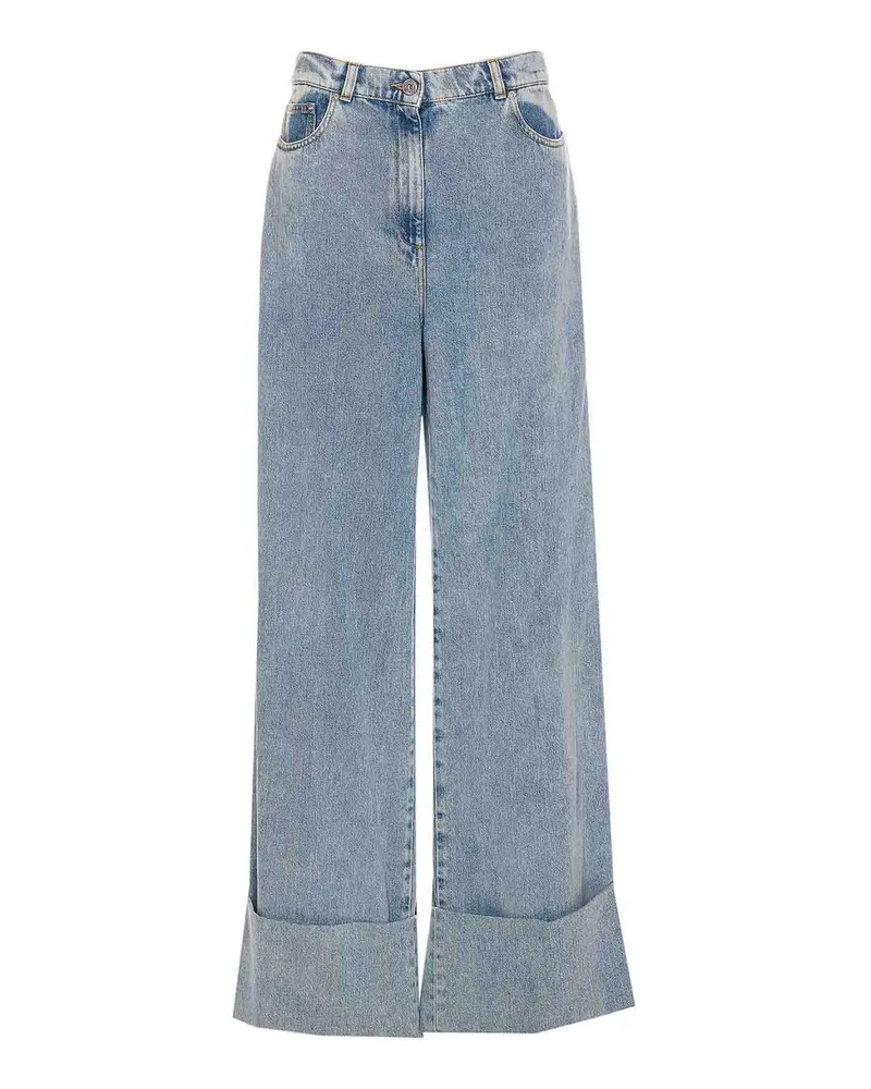 Lanvin Straight Leg Jeans - Blau Blau