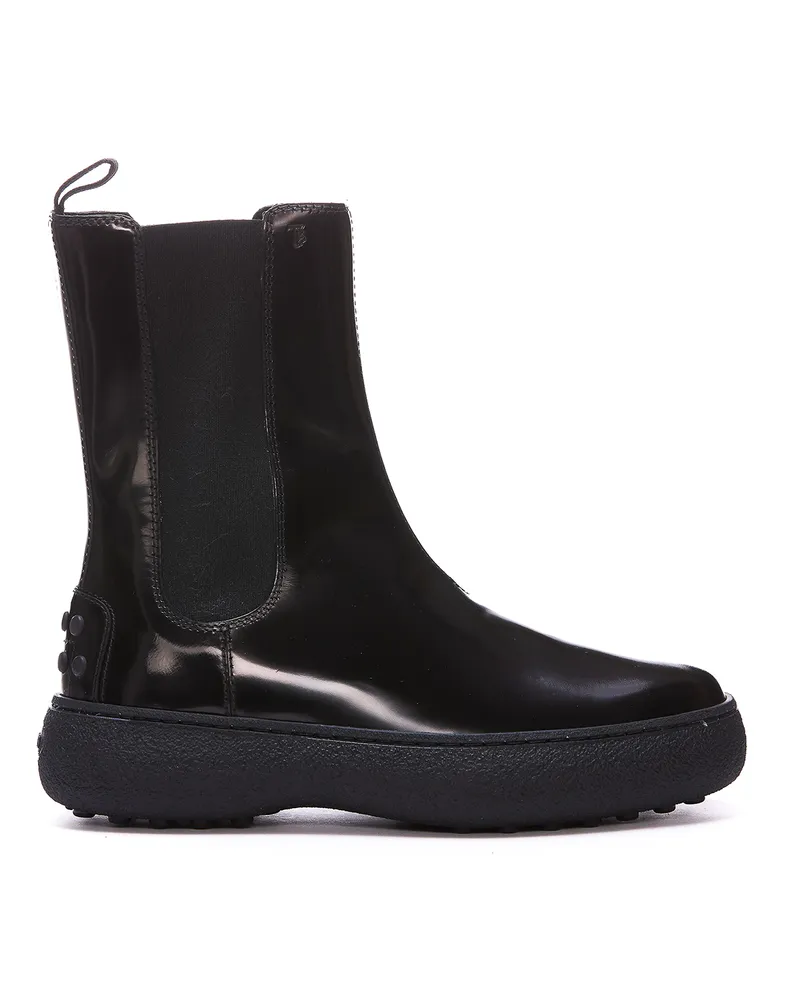 TOD'S Stiefeletten - Schwarz Schwarz
