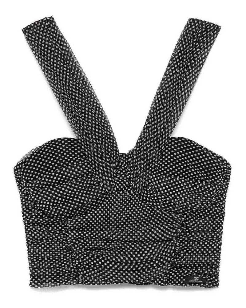 Elisabetta Franchi Top - Schwarz Schwarz