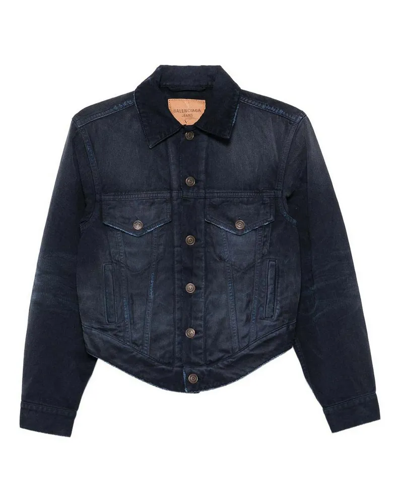 Balenciaga Jeansjacke - Blau Blau